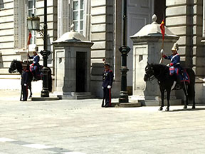 Madrid Palace guards